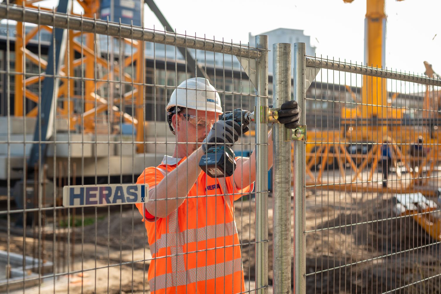 Bouwhekklemmen | Heras Mobile Fencing & Security